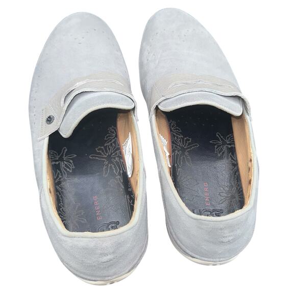 UGG Men’s Cali Penny Perf Slip-On Suede Sneakers Gray Size 12 - Picture 5 of 12